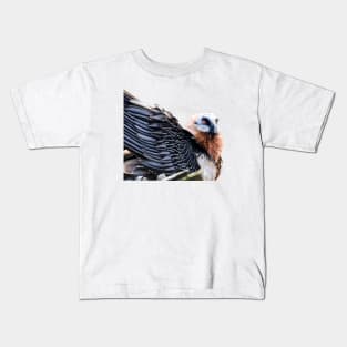 Bearded Vulture plumes Kids T-Shirt